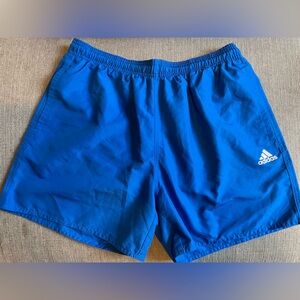 Adidas athletic shorts, lined